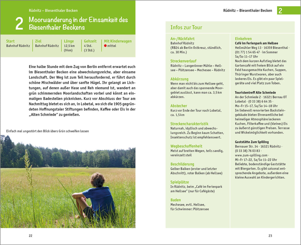 Wandern mit Kindern rund um Berlin
