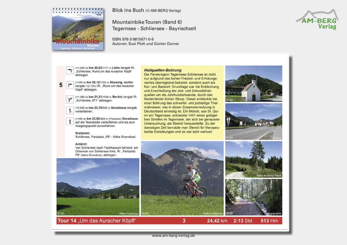 Mountainbike Touren Tegernsee - Schliersee - Bayrischzell
