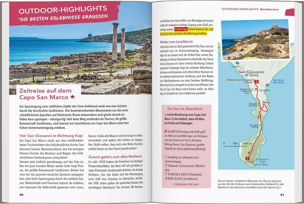 MARCO POLO OUTDOOR GUIDE Reiseführer Sardinien