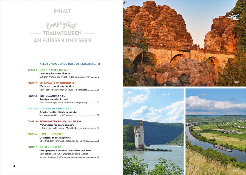 Camperglück Traumrouten Flüsse und Seen