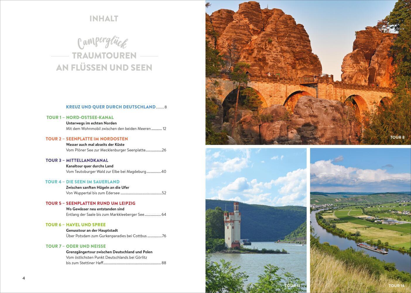 Camperglück Traumrouten Flüsse und Seen
