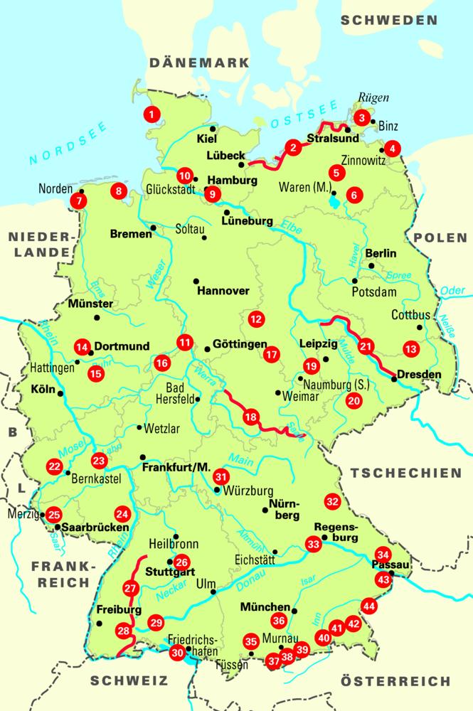 Die 44 schönsten Panorama-E-Bike-Touren in Deutschland