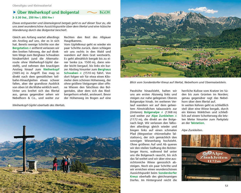 Seilbahn-Wanderungen Allgäu