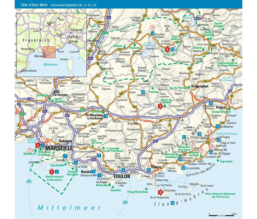 ADAC Reiseführer Côte d'Azur