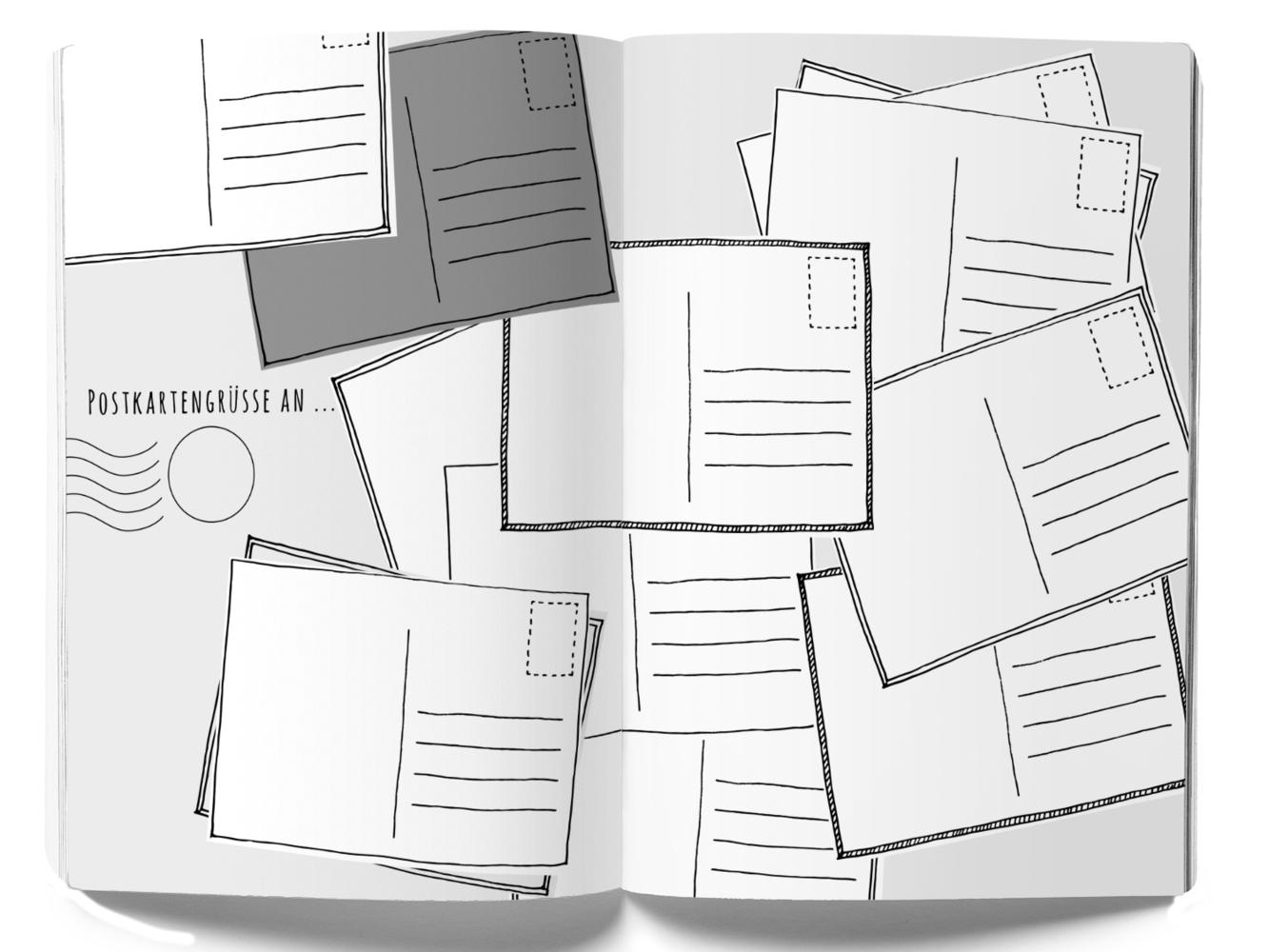 GuideMe Reisetagebuch Travel Diary \"Unter Palmen\"