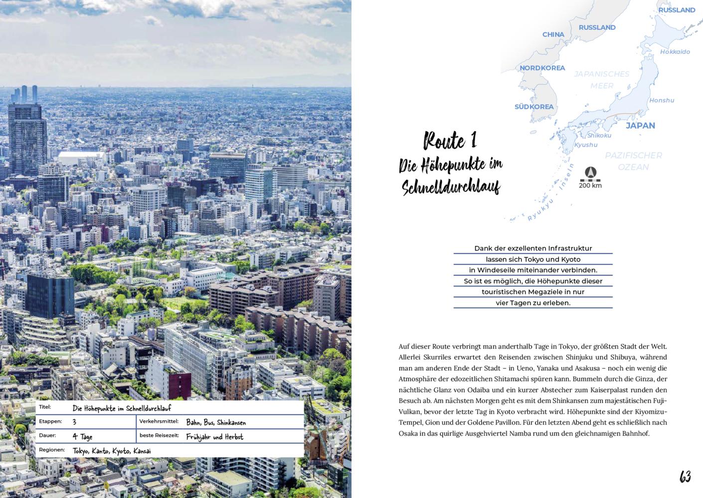Reiseführer Japan - Reiserouten, Highlights, Inspiration