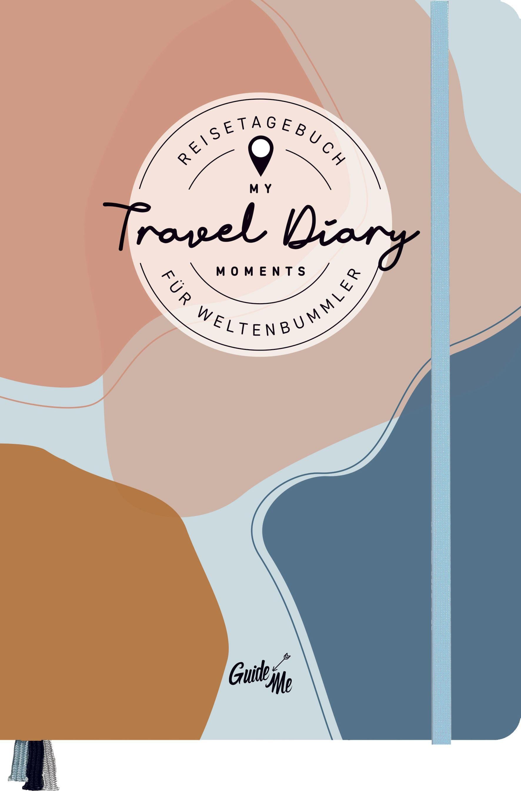 GuideMe Travel Diary \"Colors\" - individuelles Reisetagebuch