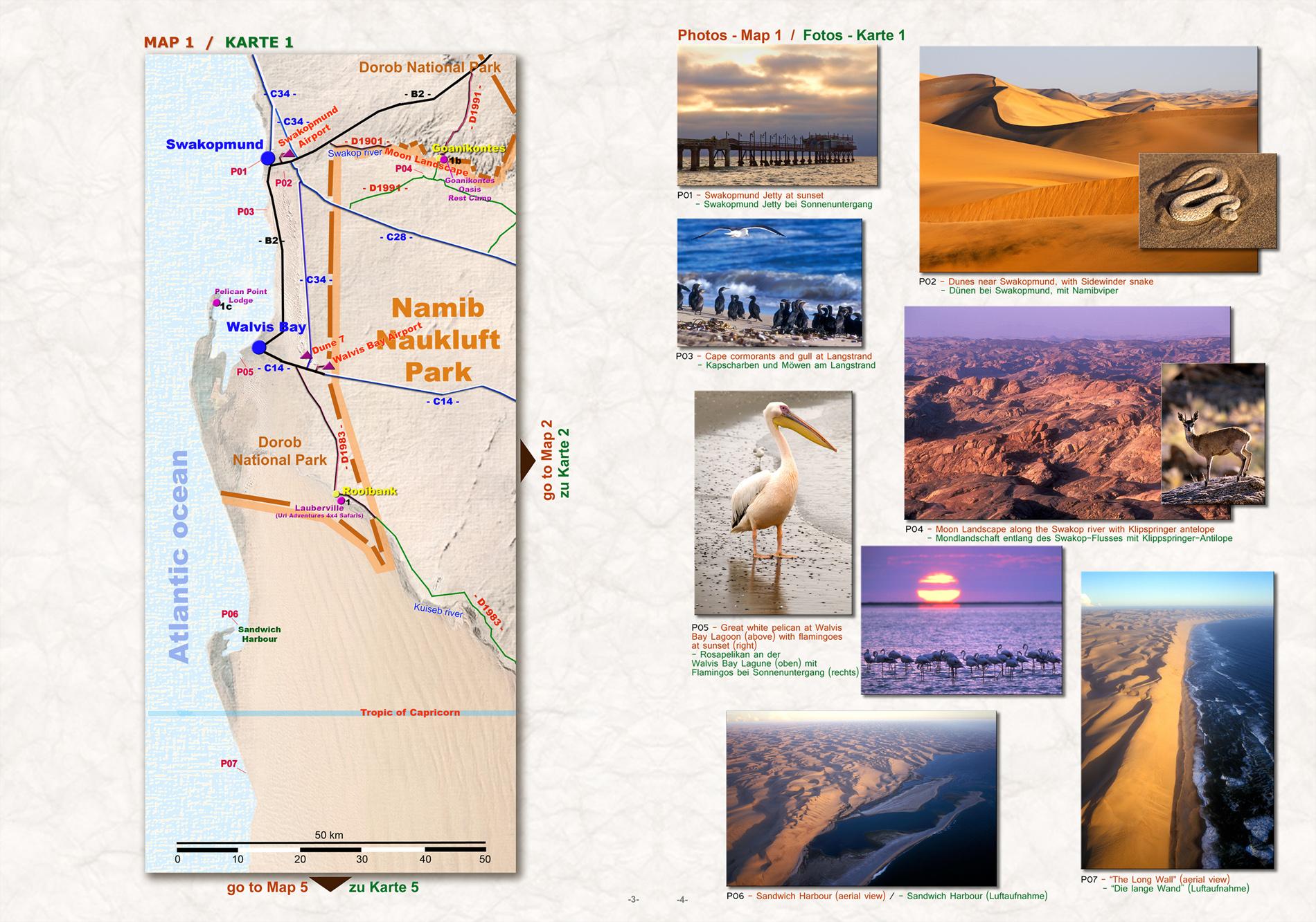 Die NAMIBWÜSTE - The NAMIB DESERT