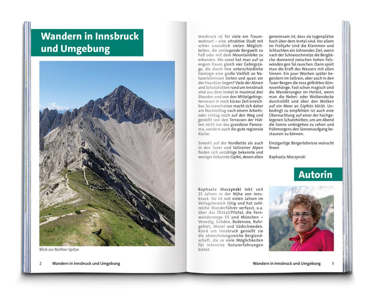 KOMPASS Wanderführer Innsbruck und Umgebung, Karwendel, Tuxer Alpen, Sellrain und Mieminger Kette, 60 Touren mit Extra-Tourenkarte