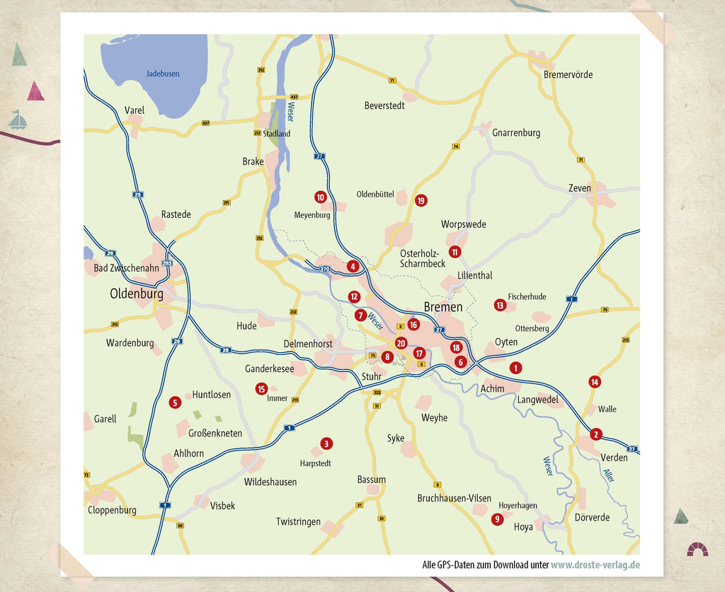 In und um Bremen. Wandern für die Seele