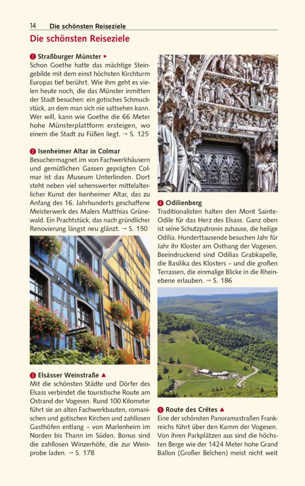 TRESCHER Reiseführer Elsass und Lothringen