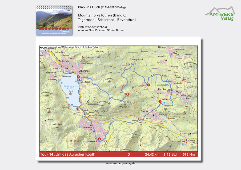 Mountainbike Touren Tegernsee - Schliersee - Bayrischzell