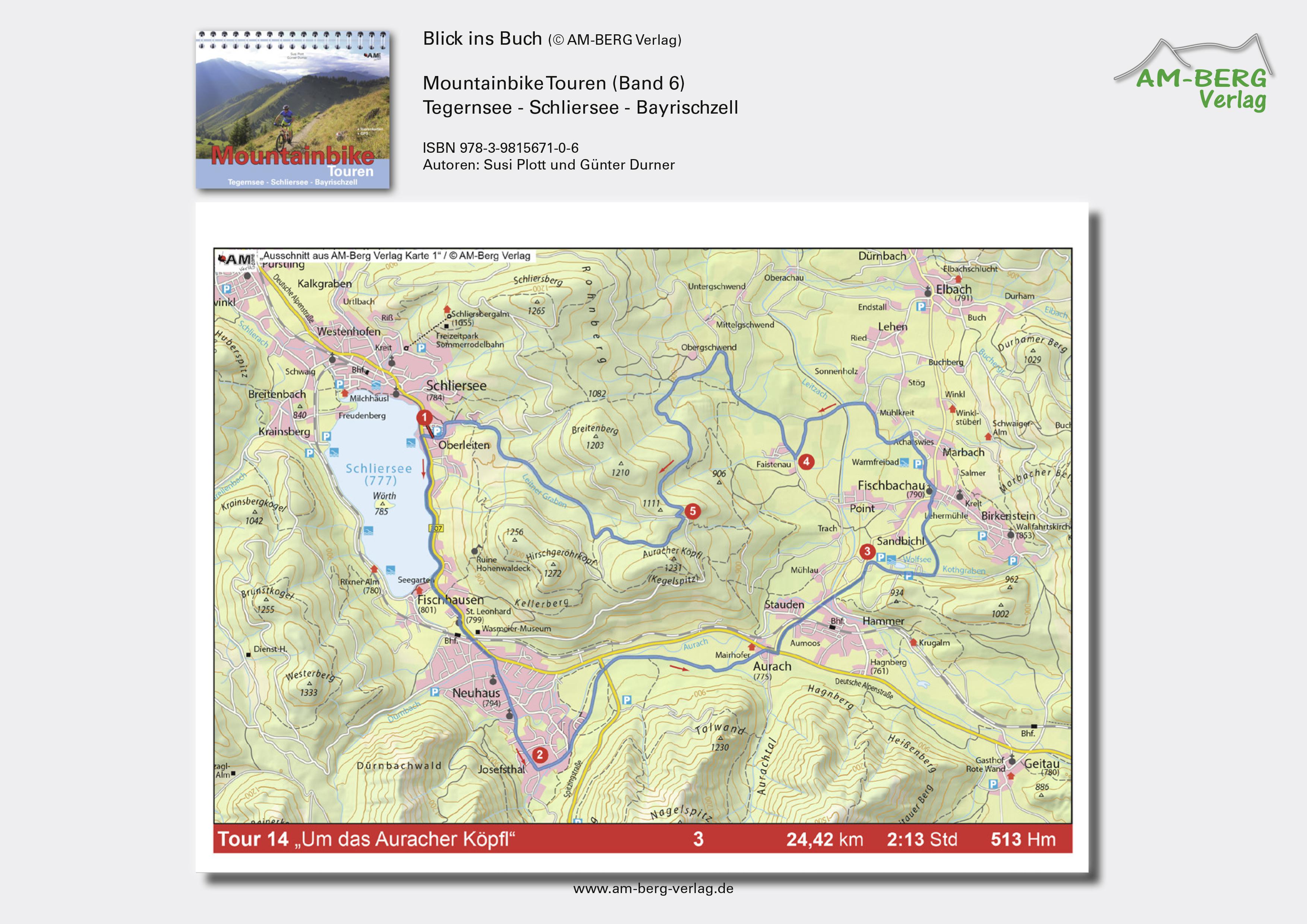 Mountainbike Touren Tegernsee - Schliersee - Bayrischzell