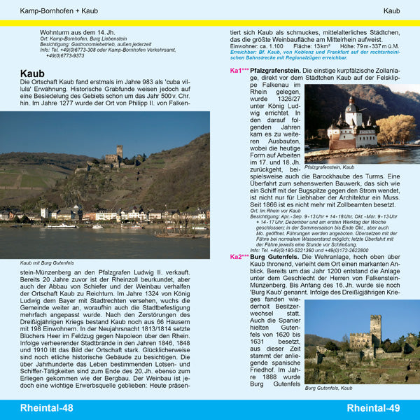 Sehenswertes im Romantischen Rheintal zwischen Bingen und Bonn