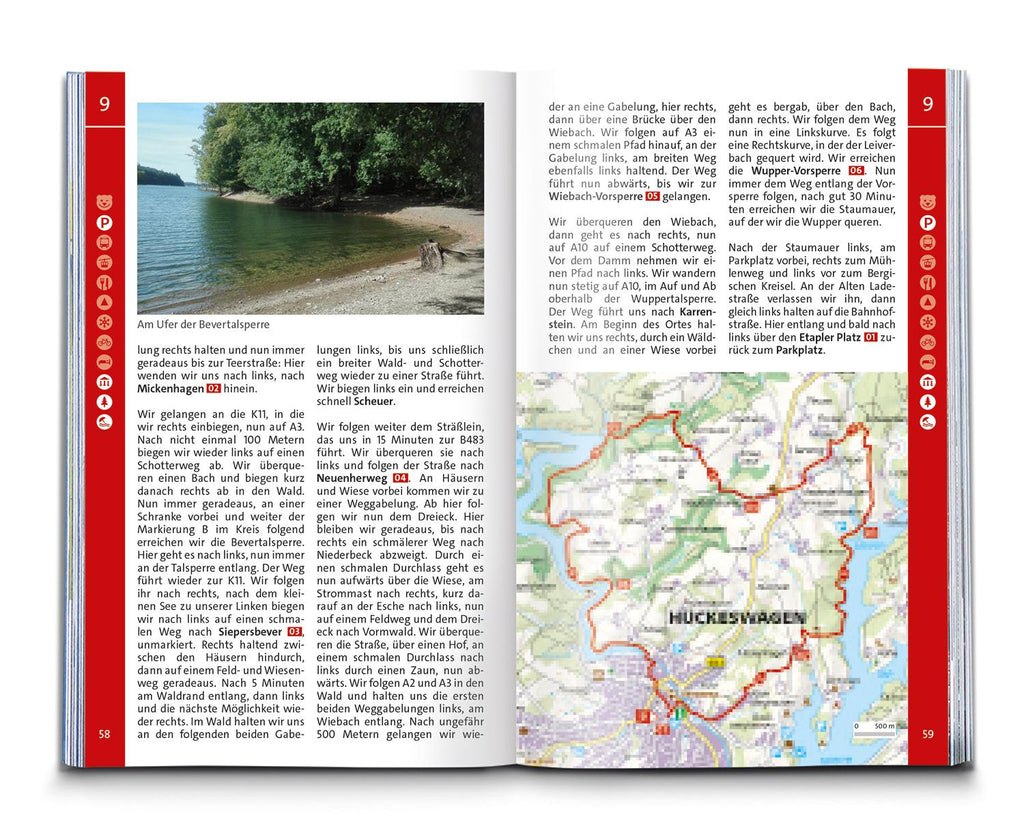 KOMPASS Wanderführer Bergisches Land, Naturpark zwischen Rhein und Sauerland, 60 Touren mit Extra-Tourenkarte