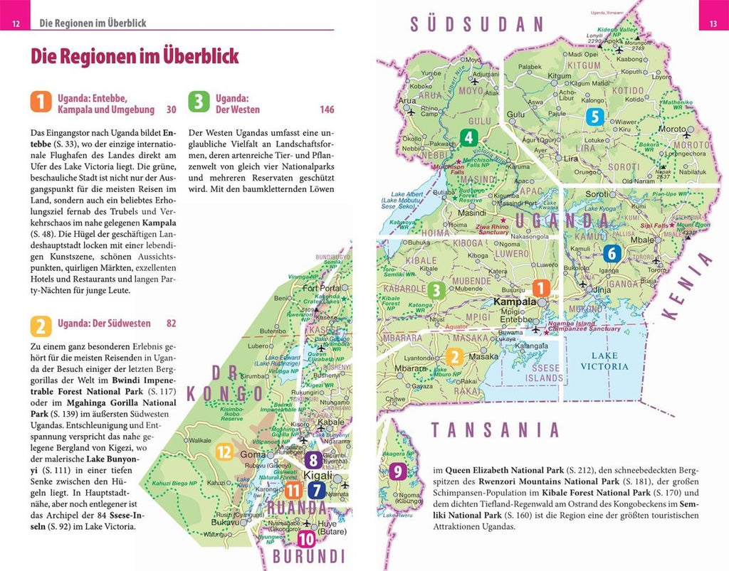Reise Know-How Reiseführer Uganda, Ruanda, Ost-Kongo