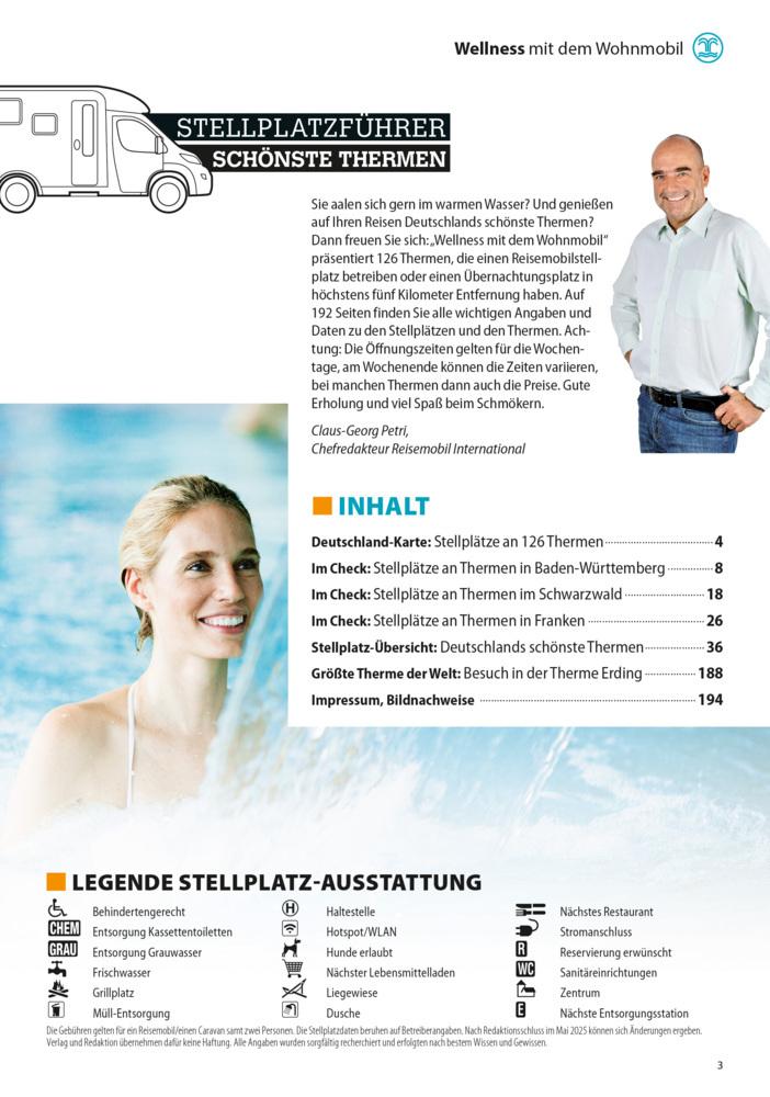 Stellplatzführer Schönste Thermen