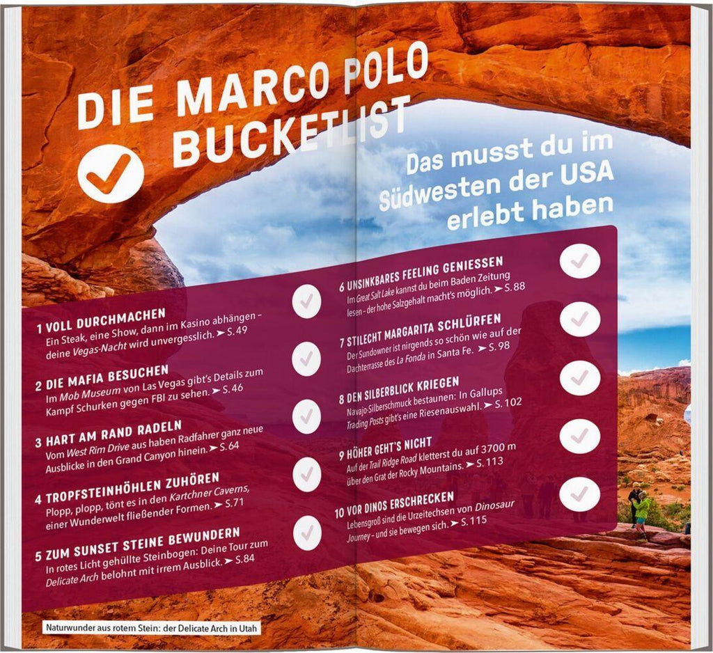 MARCO POLO Reiseführer USA Südwest, Las Vegas, Colorado, New Mexico, Arizona, Utah