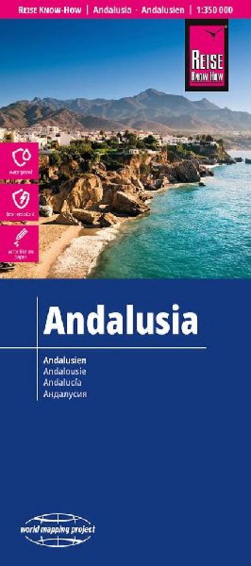 Reise Know-How Landkarte Andalusien / Andalusia (1:350.000)