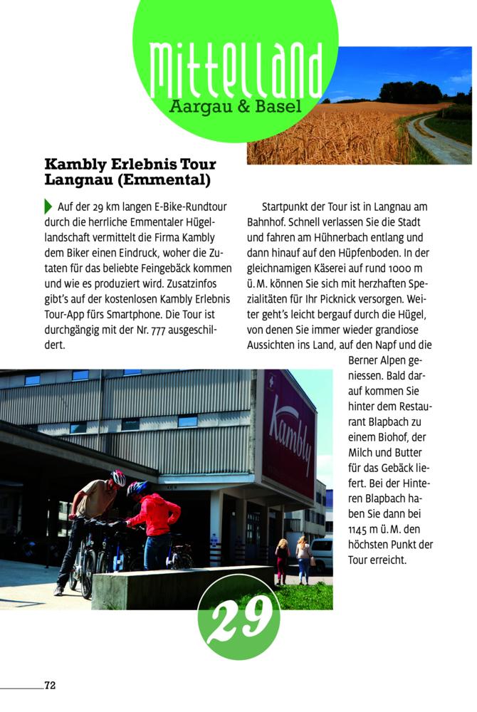 Kümmerly+Frey Erlebnis Schweiz E-Bike Touren - Veloführer