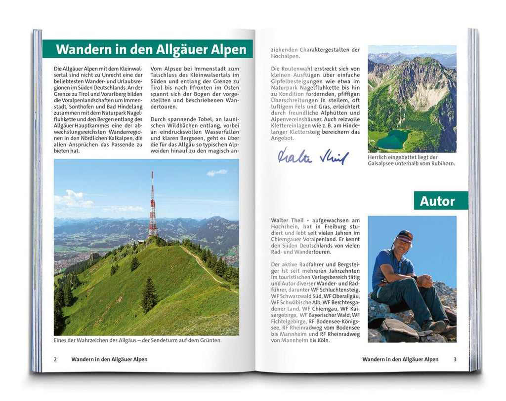 KOMPASS Wanderführer Allgäu, Allgäuer Alpen, 60 Touren mit Extra-Tourenkarte