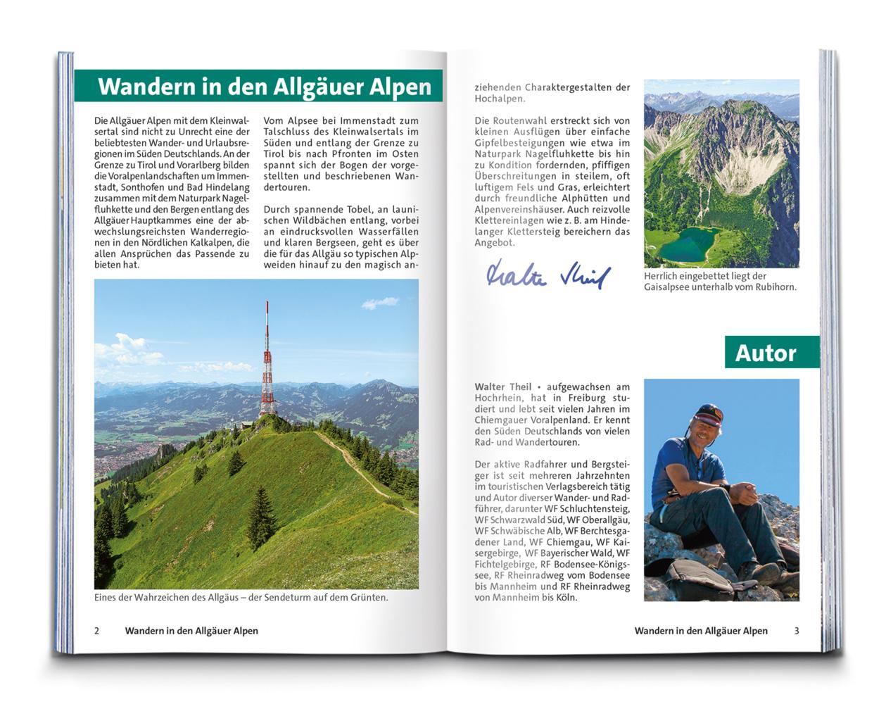 KOMPASS Wanderführer Allgäu, Allgäuer Alpen, 60 Touren mit Extra-Tourenkarte
