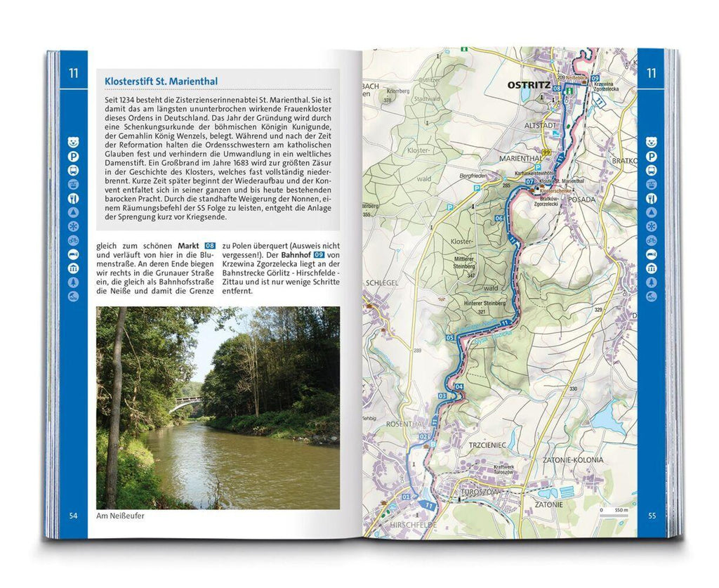 KOMPASS Wanderführer Oberlausitz, Lausitzer Heide-, Teich- und Bergland, mit Zittauer Gebirge, 55 Touren mit Extra-Tourenkarte