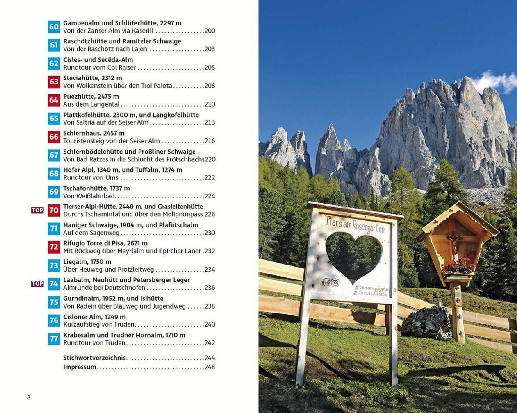Wandern zu Almen & Hütten - Südtirol Ost