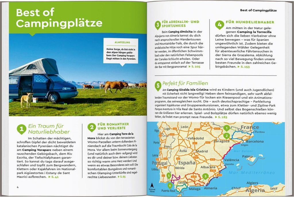 MARCO POLO Camper Guide Spanien: Mittelmeerküste, Katalonien & Andalusien