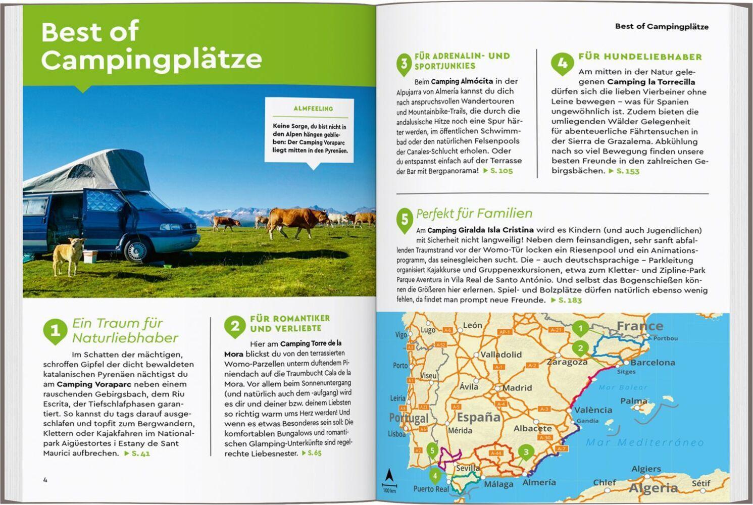 MARCO POLO Camper Guide Spanien: Mittelmeerküste, Katalonien & Andalusien
