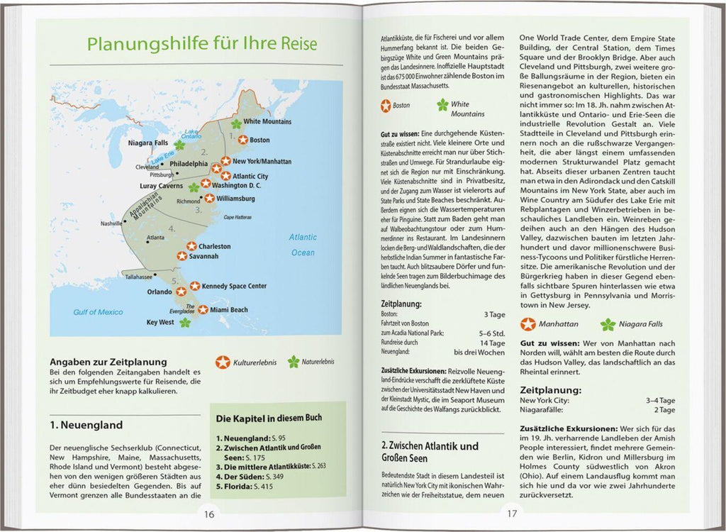 DUMONT Reise-Handbuch Reiseführer USA, Der Osten
