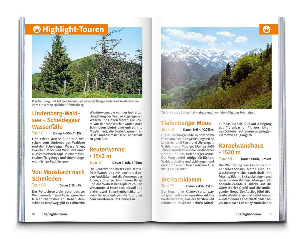 KOMPASS Wanderführer Allgäuer Alpen, einfache Wanderungen, 35 Touren mit Extra-Tourenkarte