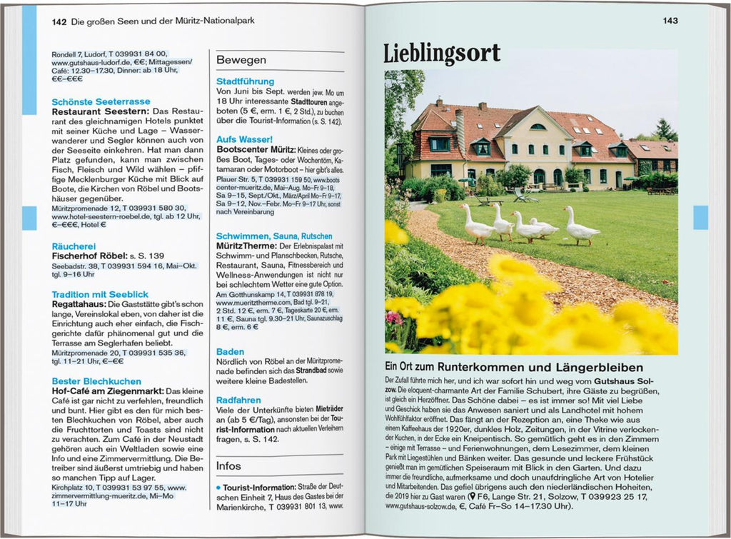 DUMONT Reise-Taschenbuch Reiseführer Mecklenburgische Seenplatte