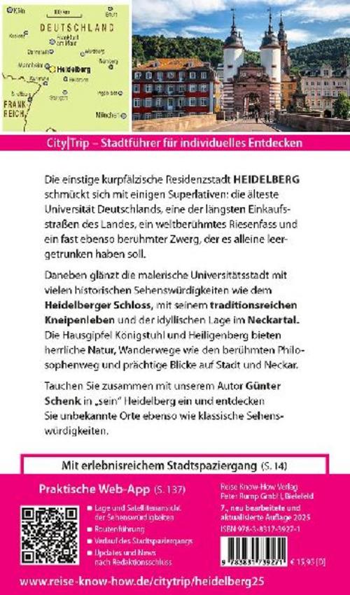 Reise Know-How CityTrip Heidelberg