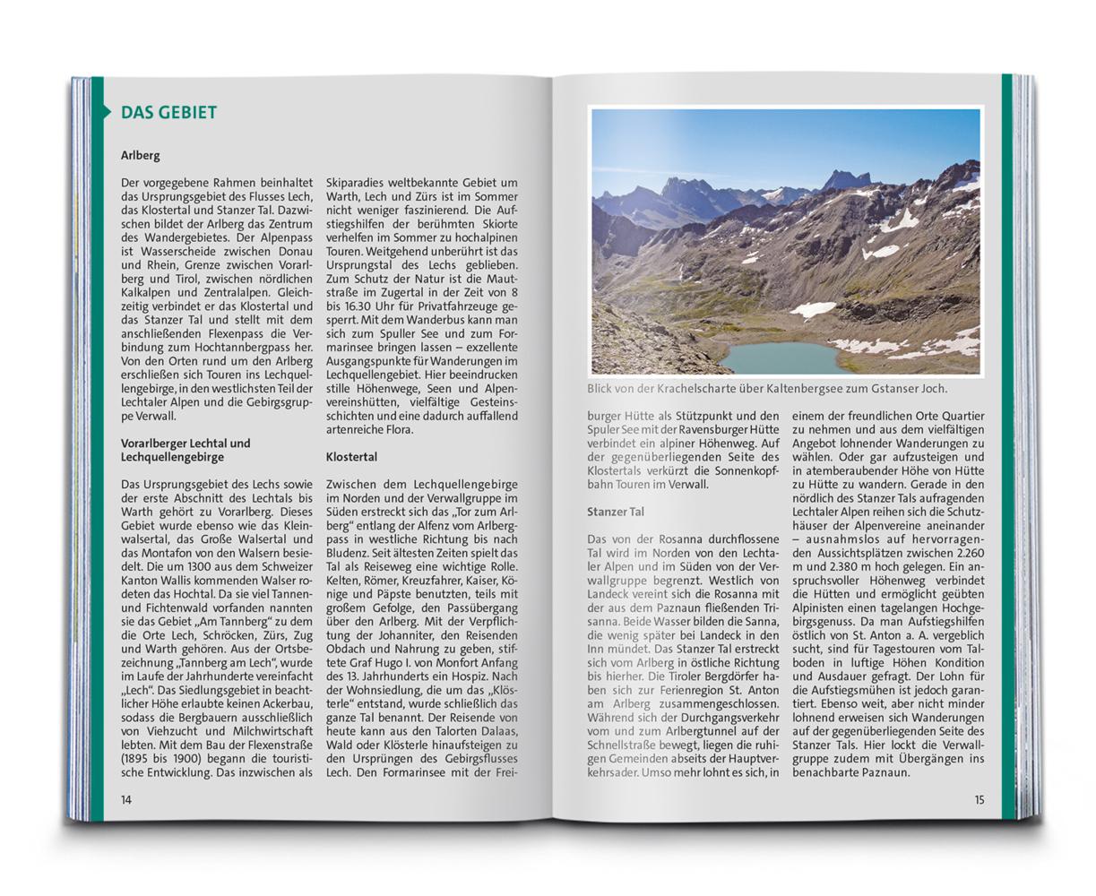 KOMPASS Wanderführer Montafon, Arlberg, Silvretta, 60 Touren mit Extra-Tourenkarte