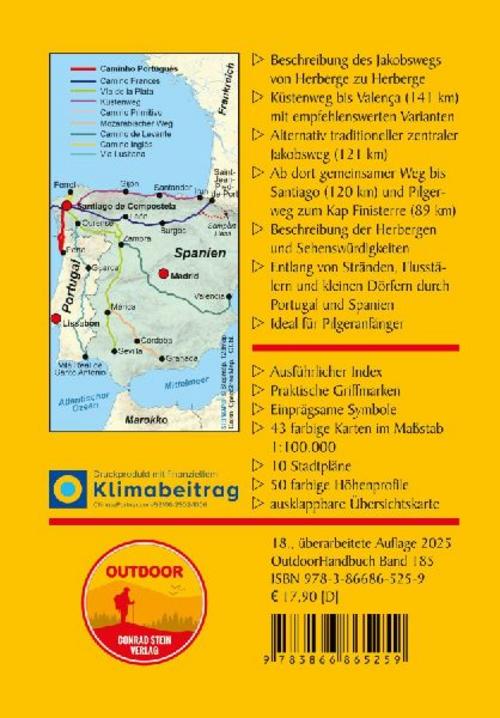 Portugal Spanien: Jakobsweg Caminho Português von Porto nach Santiago und Finisterre