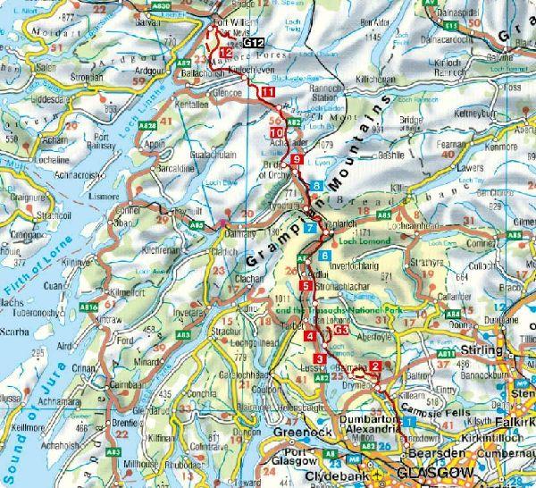 ROTHER Wanderführer Schottland: West Highland Way. 12 Etappen und 2 Gipfeltouren