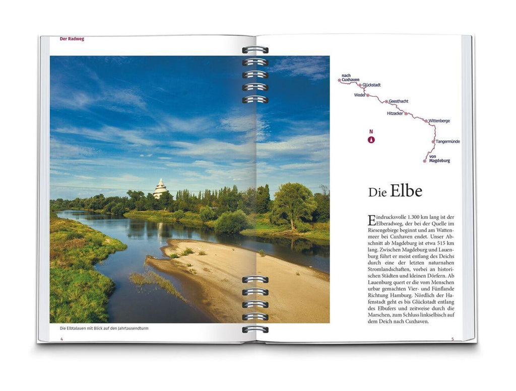 KOMPASS Radreiseführer Elberadweg, Von Magdeburg nach Cuxhaven