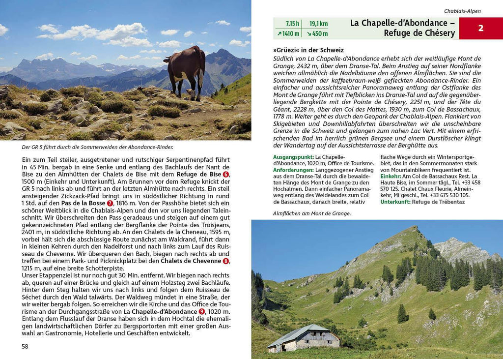 ROTHER Wanderführer Alpenüberquerung GR 5: Genfersee - Mittelmeer