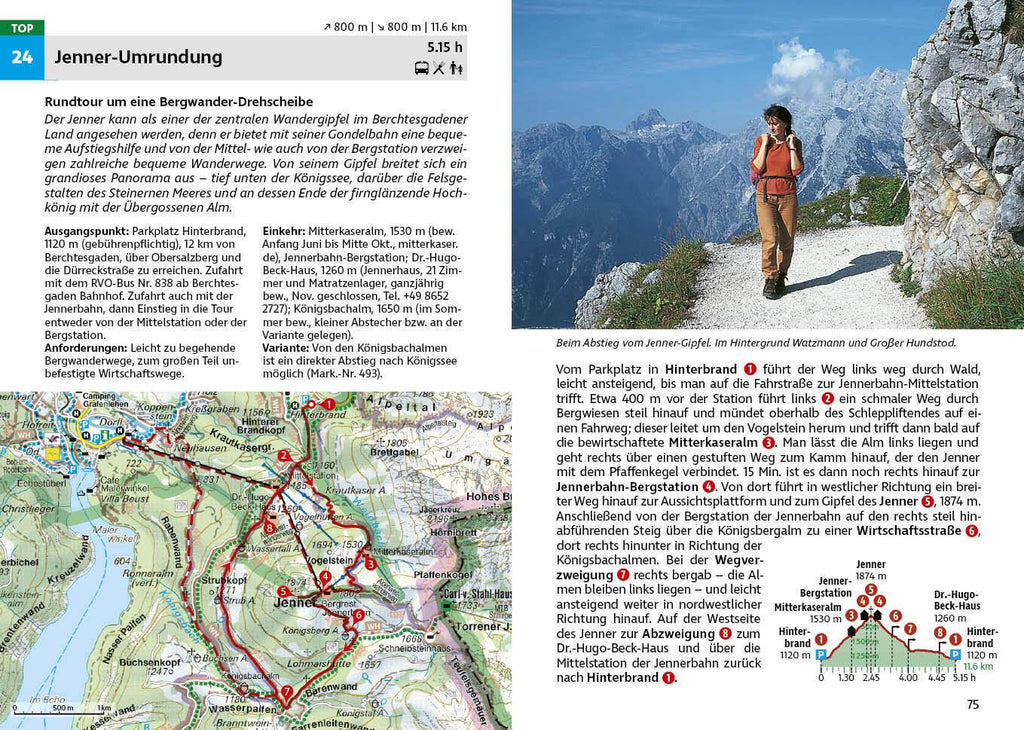 ROTHER Wanderführer Berchtesgadener Land. 51 Touren - Berchtesgaden, Bad Reichenhall, Nationalpark Berchtesgaden, Königssee