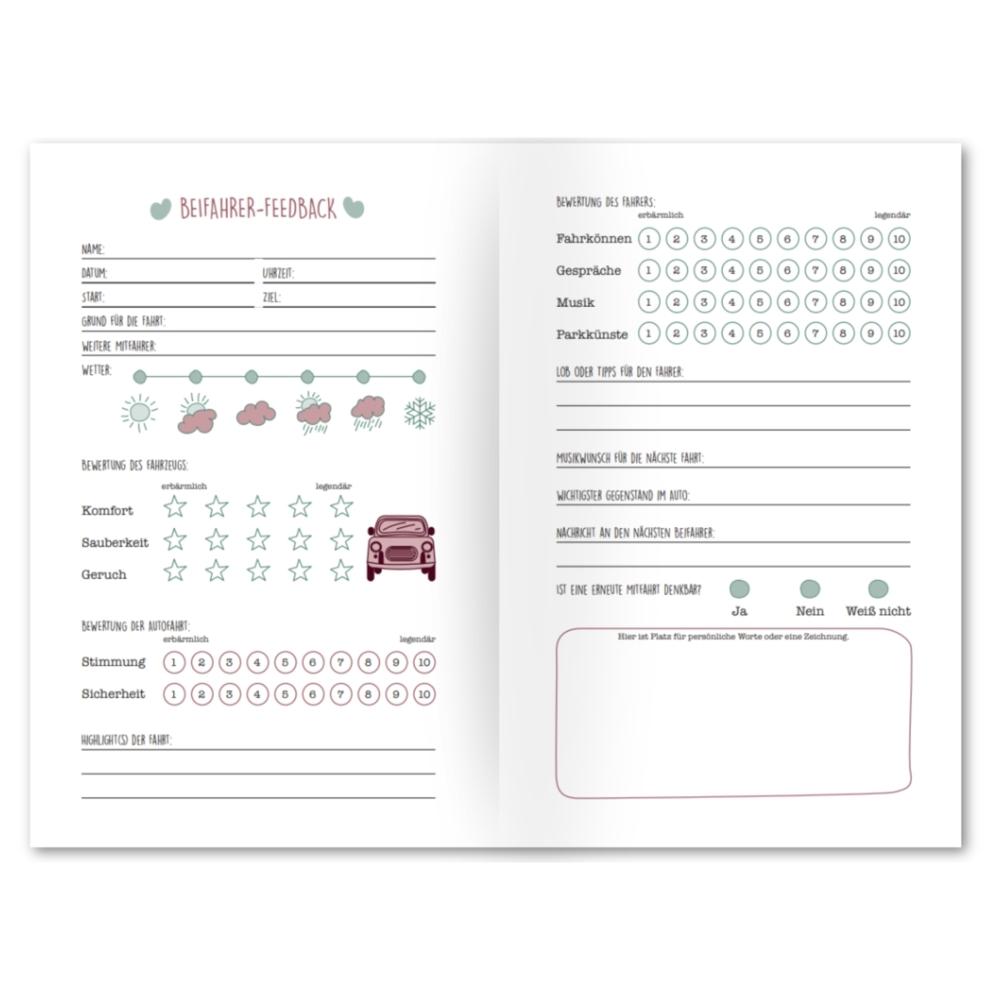 Beifahrer-Gästebuch zum 18. Geburtstag - Girls Edition - Kreatives Auto-Gästebuch für Fahranfänger, Führerschein & Neues Auto