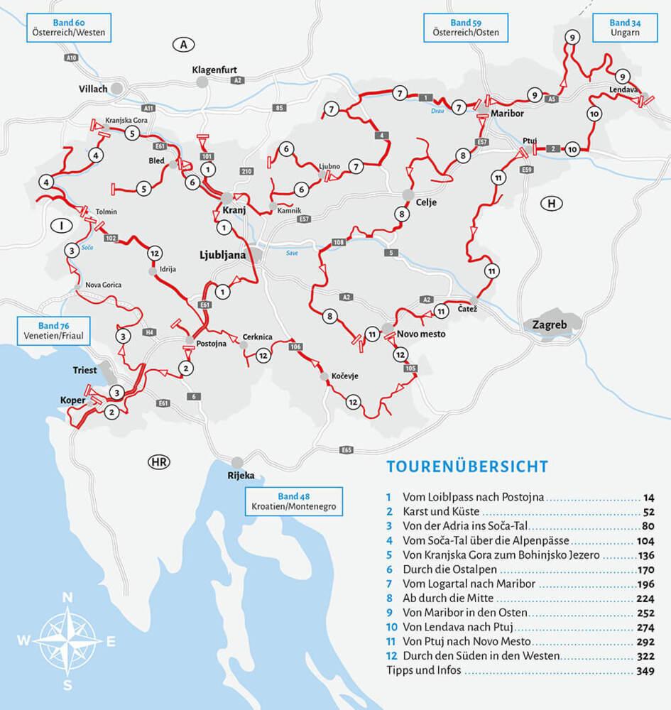 Entdeckertouren mit dem Wohnmobil Slowenien
