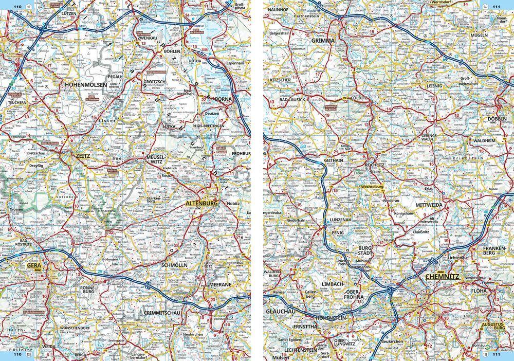 ADAC Reiseatlas 2026/2027 Deutschland 1:200.000, Europa 1:4,5 Mio.