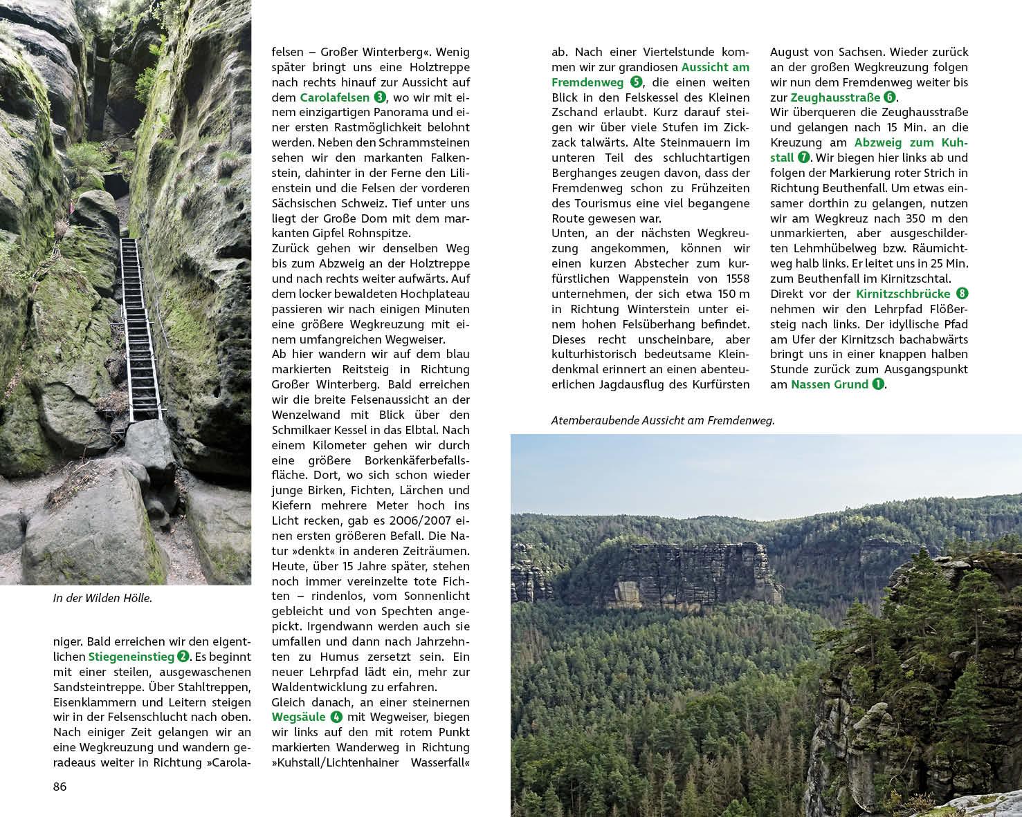 Wilde Wege Elbsandsteingebirge