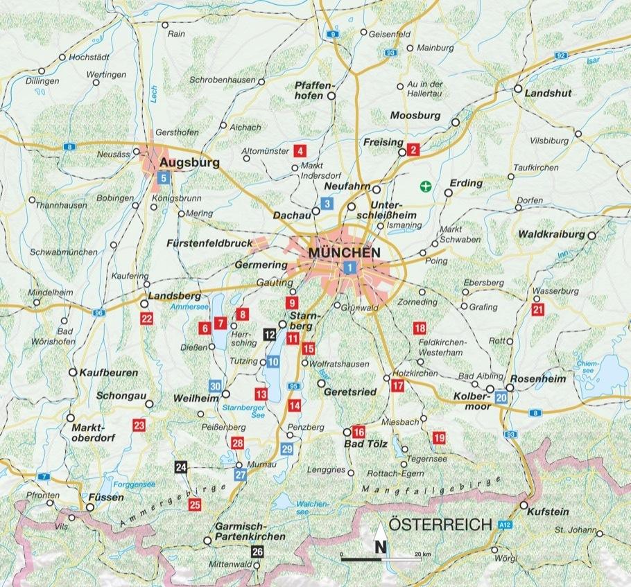 Radtouren am Wasser München & Umgebung