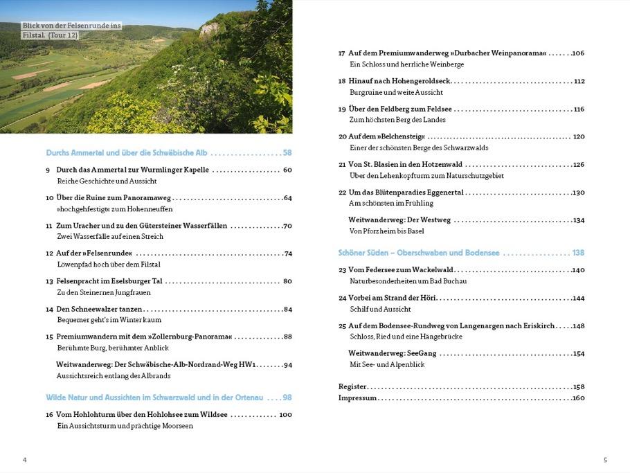 Die Wander-Bucket-List Baden-Württemberg