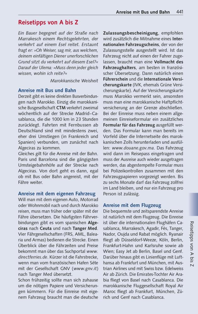 TRESCHER Reiseführer Marokko