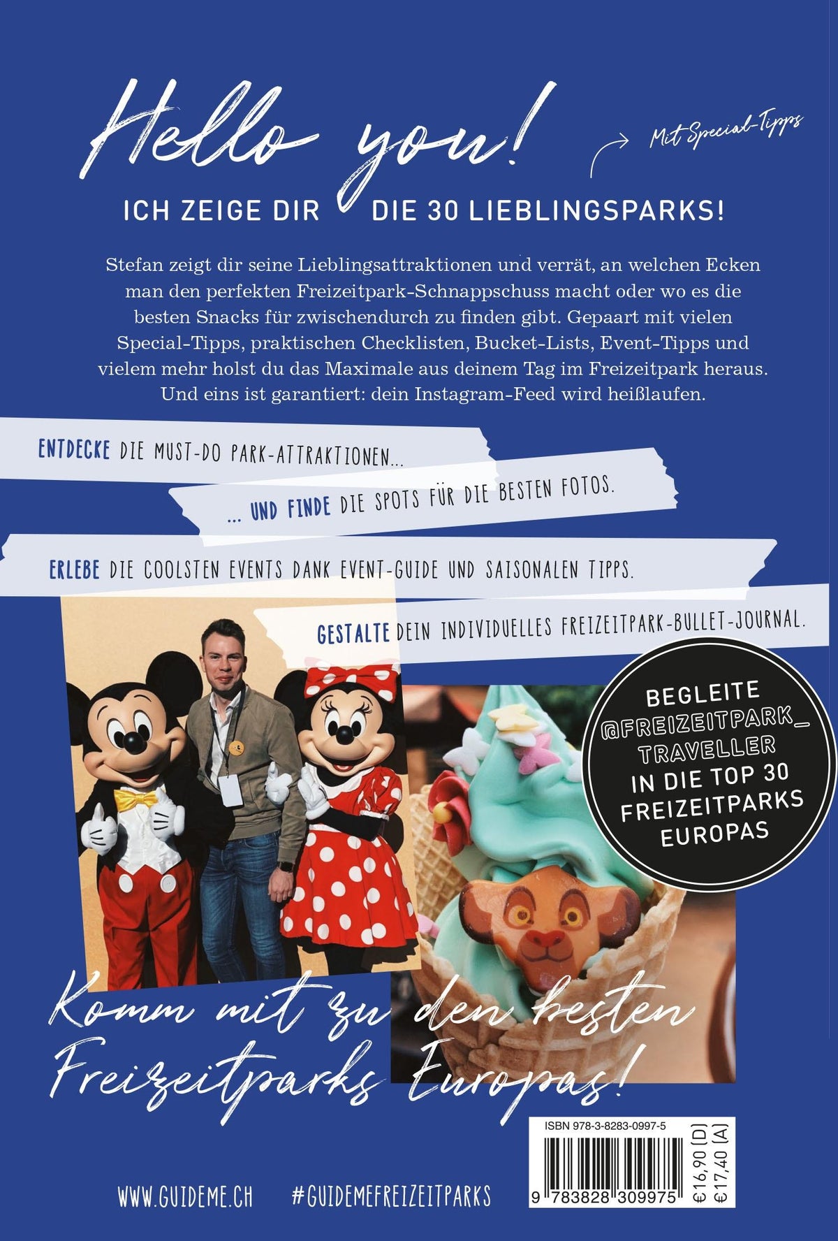 GuideMe Reiseführer \"Die 30 besten Freizeitparks Europas\"