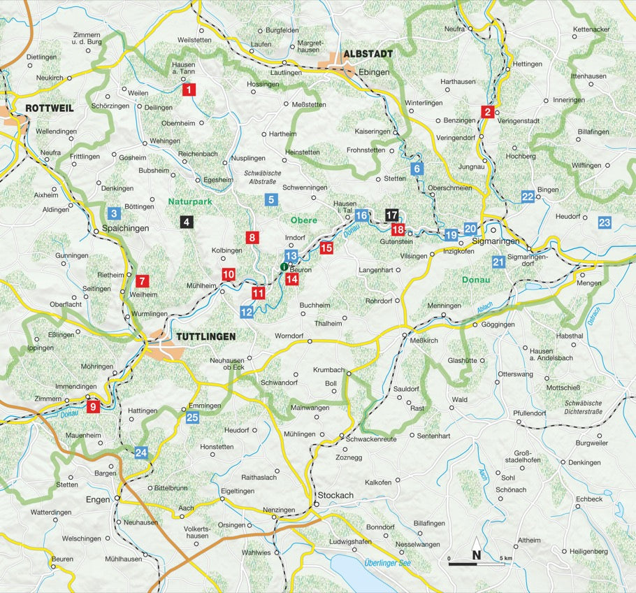 Erlebnis-Wanderungen im Naturpark Obere Donau