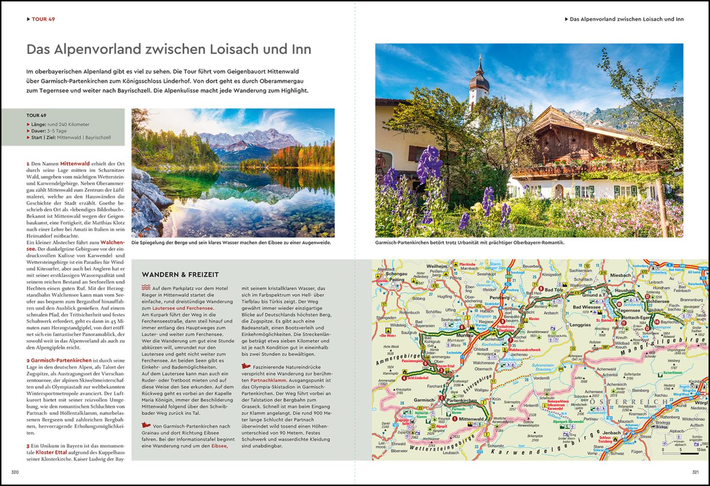 KUNTH Bildband Das große Autowanderbuch Deutschland